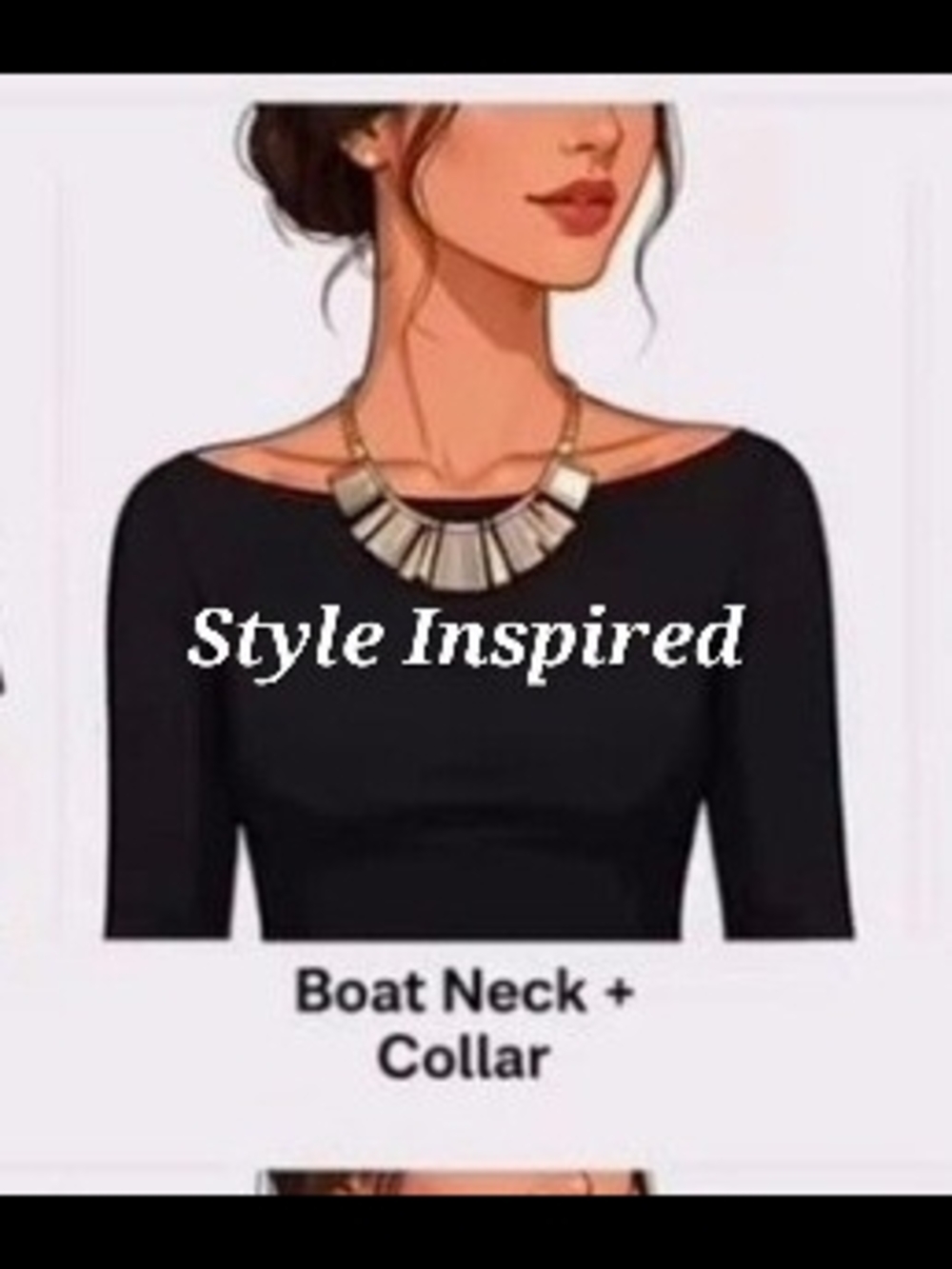 The Limited Antique Gold Floral Crystal Bib Necklace in Gray and Clear - Picture 9 of 11